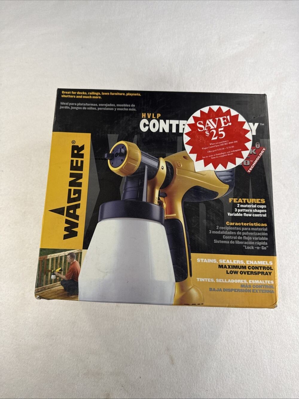 Wagner Control Spray hand-held sprayer model 0417201 nib